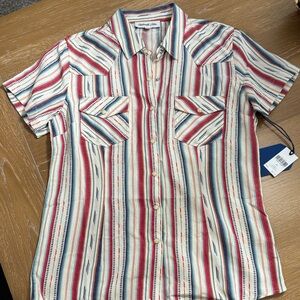 Panhandle Slim Multicolor Striped Casual Shirt